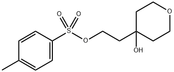 2H-Pyran-4-ethanol, tetrahydro-4-hydroxy-, 4-(4-methylbenzenesulfonate) Struktur