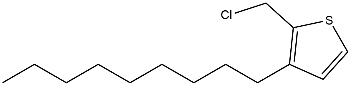 2-(Chloromethyl)-3-nonylthiophene Structure