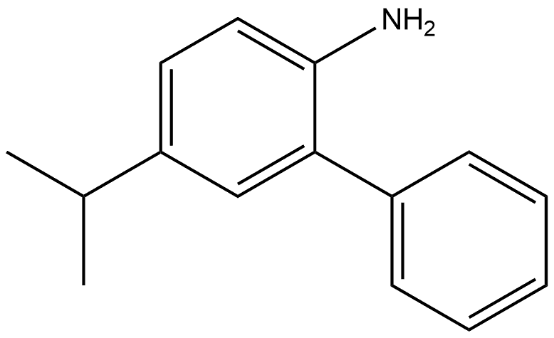 5-(1-Methylethyl)[1,1'-biphenyl]-2-amine,1136081-32-7,结构式