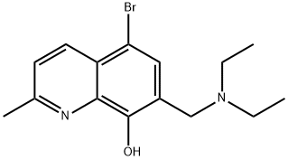 5-Bromo-7-((diethylamino)methyl)-2-methylquinolin-8-ol Structure