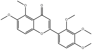 5,6-Dimethoxy-2-(2,3,4-trimethoxyphenyl)-4H-chromen-4-one Structure