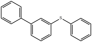 1,1'-Biphenyl, 3-(phenylthio)- Structure