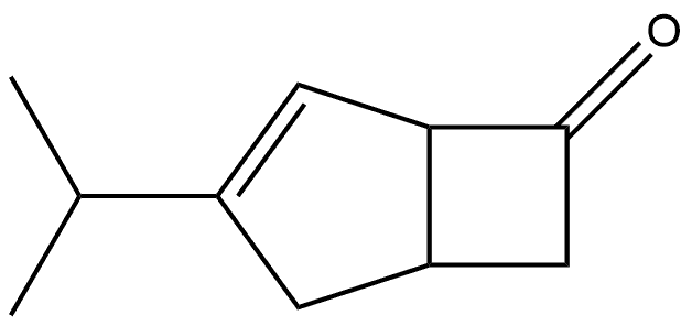 3-isopropylbicyclo[3.2.0]hept-3-en-6-one Structure