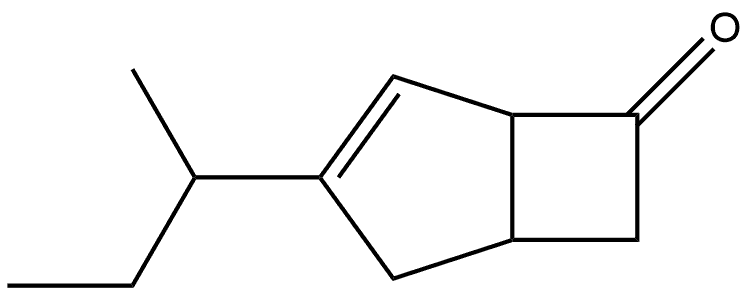 3-(sec-butyl)bicyclo[3.2.0]hept-3-en-6-one Structure