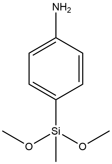 4-(Dimethoxy(methyl)silyl)aniline,113845-00-4,结构式