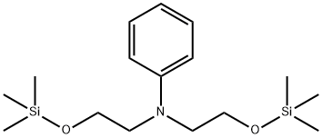 N,N-Bis(2-((trimethylsilyl)oxy)ethyl)aniline 结构式