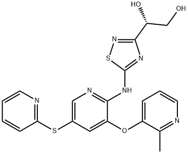 化合物ARRY-403 结构式