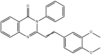 2-(3,4-Dimethoxystyryl)-3-phenylquinazolin-4(3H)-one Structure
