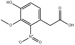 Benzeneacetic acid, 4-hydroxy-3-methoxy-2-nitro-