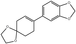 1,4-Dioxaspiro[4.5]dec-7-ene, 8-(1,3-benzodioxol-5-yl)-