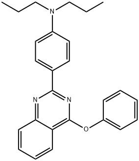 4-(4-Phenoxyquinazolin-2-yl)-N,N-dipropylaniline 结构式