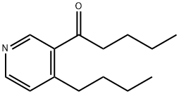 1-Pentanone, 1-(4-butyl-3-pyridinyl)- Structure