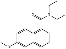 N,N-Diethyl-6-methoxy-1-naphthamide Structure
