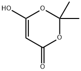 6-羟基-2,2-二甲基-4H-1,3-二噁英-4-酮, 114336-72-0, 结构式