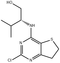 1-Butanol, 2-[(2-chloro-6,7-dihydrothieno[3,2-d]pyrimidin-4-yl)amino]-3-methyl-, (2R)-