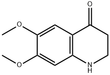 6,7-Dimethoxy-2,3-dihydroquinolin-4(1H)-one Struktur