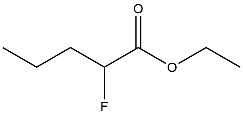 Pentanoic acid, 2-fluoro-, ethyl ester, (-)- Structure