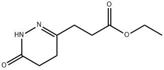3-Pyridazinepropanoic acid, 1,4,5,6-tetrahydro-6-oxo-, ethyl ester Struktur