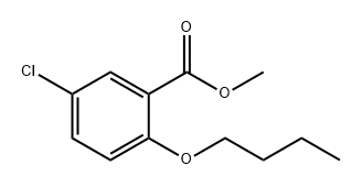 Benzoic acid, 2-butoxy-5-chloro-, methyl ester,1146547-42-3,结构式