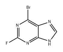 6-溴-2-氟-7H-嘌呤,1146697-80-4,结构式
