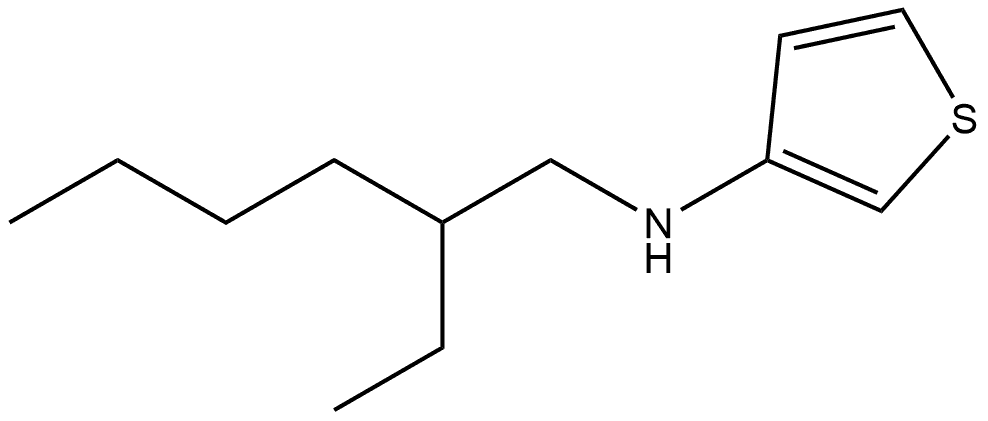 3-Thiophenamine, N-(2-ethylhexyl)- Structure