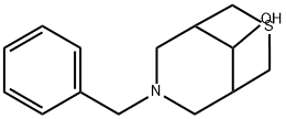 7-(Phenylmethyl)-3-thia-7-azabicyclo[3.3.1]nonan-9-ol Struktur