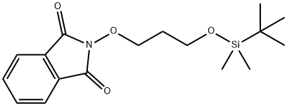 1H-Isoindole-1,3(2H)-dione, 2-[3-[[(1,1-dimethylethyl)dimethylsilyl]oxy]propoxy]- Structure