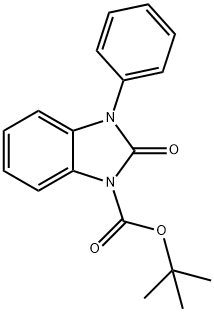 1H-Benzimidazole-1-carboxylic acid, 2,3-dihydro-2-oxo-3-phenyl-, 1,1-dimethylethyl ester,1148017-10-0,结构式