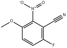 Benzonitrile, 6-fluoro-3-methoxy-2-nitro- Structure