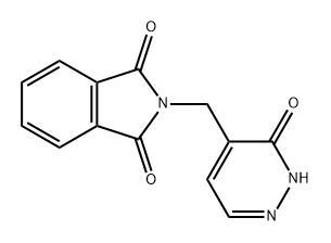 1H-Isoindole-1,3(2H)-dione, 2-[(2,3-dihydro-3-oxo-4-pyridazinyl)methyl]-,1149586-28-6,结构式