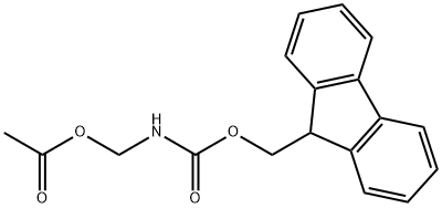 乙酸[(FMOC-氨基)甲基]酯 结构式