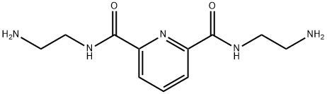 2,6-Pyridinedicarboxamide, N2,N6-bis(2-aminoethyl)- Structure