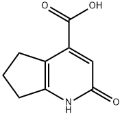 1H-Cyclopenta[b]pyridine-4-carboxylic acid, 2,5,6,7-tetrahydro-2-oxo- Structure