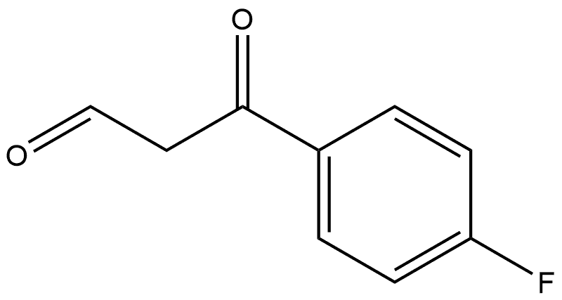 Benzenepropanal, 4-fluoro-β-oxo-