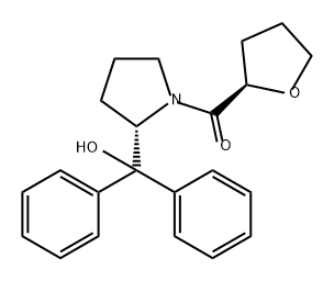 Methanone, [(2S)-2-(hydroxydiphenylmethyl)-1-pyrrolidinyl][(2R)-tetrahydro-2-furanyl]-