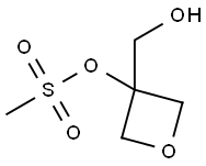 3-(羟甲基)氧杂环丁烷-3-基甲磺酸盐, 1152322-47-8, 结构式
