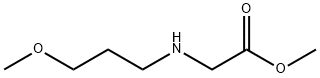 Glycine, N-(3-methoxypropyl)-, methyl ester Structure