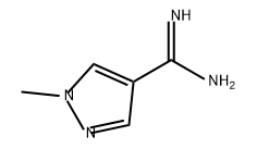 1H-Pyrazole-4-carboximidamide, 1-methyl- 结构式