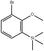 Benzene, 1-bromo-2-methoxy-3-(trimethylsilyl)- Structure