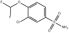 3-氯-4-(二氟甲氧基)苯磺酰胺, 1152860-14-4, 结构式