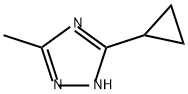 3-Cyclopropyl-5-methyl-4H-[1,2,4]triazole Structure