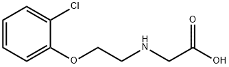 Glycine, N-[2-(2-chlorophenoxy)ethyl]- Structure