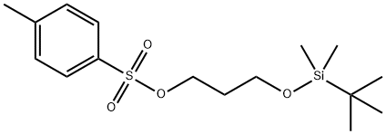 3-((叔-丁基二甲基甲硅烷基)氧代)丙基 4-甲基苯磺酸负离子, 115306-83-7, 结构式