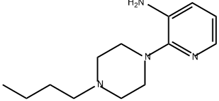 3-Pyridinamine, 2-(4-butyl-1-piperazinyl)- Structure