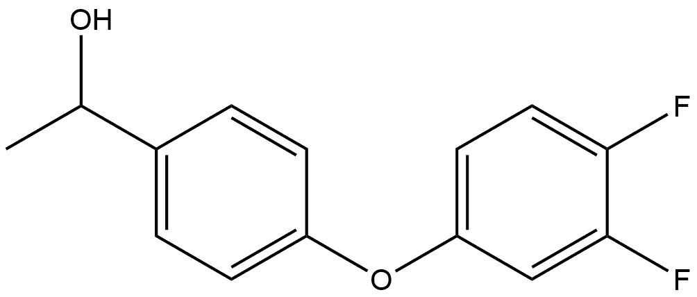 1-[4-(3,4-difluorophenoxy)phenyl]ethan-1-ol,1153088-54-0,结构式