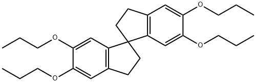 5,5'',6,6''-Tetrapropoxy-2,2'',3,3''-tetrahydro-1,1''-spirobi[indene] Structure