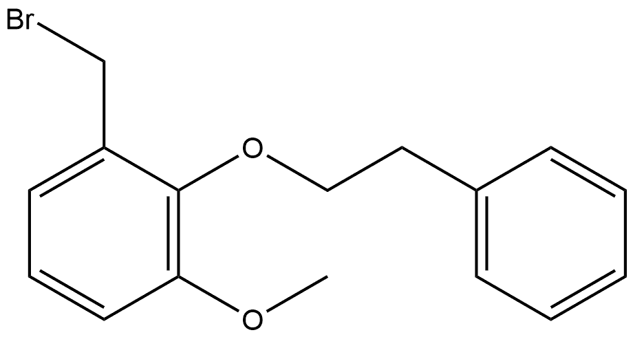 1153960-29-2 1-(Bromomethyl)-3-methoxy-2-(2-phenylethoxy)benzene