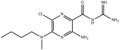 5-(N-butyl-N-methyl)amiloride Structure