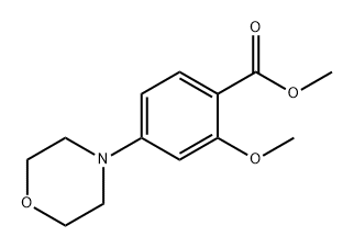 Benzoic acid, 2-methoxy-4-(4-morpholinyl)-, methyl ester