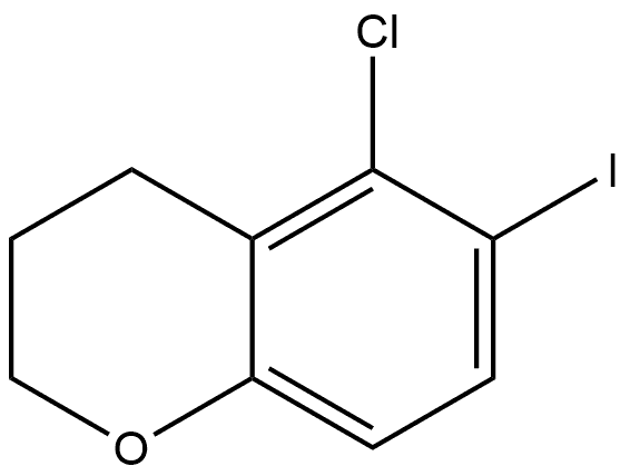 5-chloro-6-iodo-chromane 化学構造式